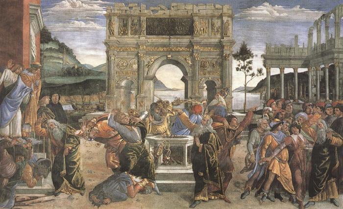 Sandro Botticelli Punishment of the Rebels (mk36) China oil painting art